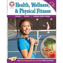 Mark Twain Health, Wellness, and Physical Fitness Workbook, Health Homeschool Curriculum, Nutrition and Health for Middle School, Health Class Book, Grade 5-8